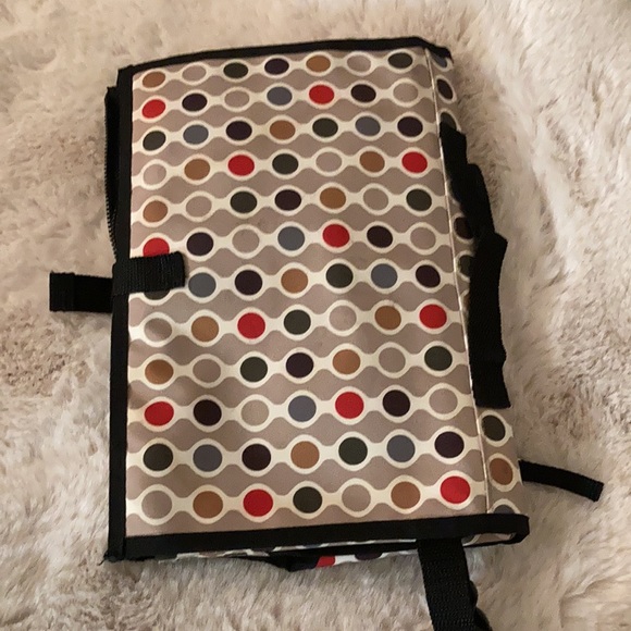 EUC Skip Hop “Pronto” changing station in multicolor Wave Dot pattern. - Picture 6 of 16